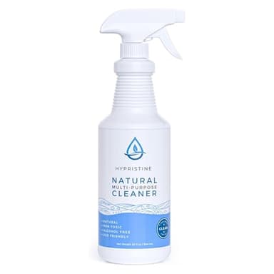 HYPRISTINE PURE Hypochlorous Acid Spray, Multi-Purpose Cleaner, Superior Shelf Life, 0% Bleach, 0% Alcohol, Food Contact Safe, Eliminate Non-Living Allergens, Remove Pet Odor, Clean Any Surface