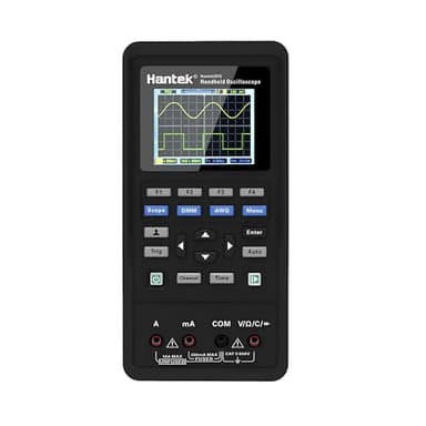 Hantek 2D72 Oscilloscope, 2+1 CH 70MHz with Waveform Generator and Multimeter 3 in 1 Multifunction Tester 2CH+AFG+DMM Scope