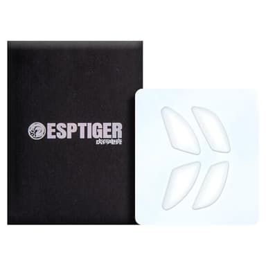 Gaming Mouse Skates ICE - V2 Skates for FinalMouse SL12/UL2/Cape Town Mouse Feet 2.5D Edge Treatment Smooth PTFE Material 3M Adhesive - White