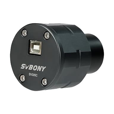 SVBONY SV305C Astrophotography Camera, 2.1MP IMX662 Color Telescope Camera with Removable UV IR Cut Glass, 1.25" Electronic Telescope Eyepiece for Planetary Moon Astrophotography&EAA