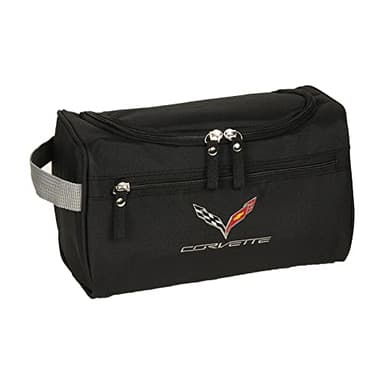 SR1 Performance C7 Corvette Amenity Travel/Toiletry Bag - Storage Organizer Interior Accessory : Black for 2014-2019 Corvettes