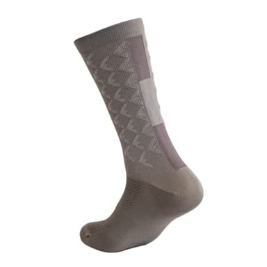 SILCA Tall Aero Cycling Socks - Super Thin Socks Unisex, aero socks designed for Aero Marginal Gains, 19.5cm cuff (as1, alpha, l, regular, regular, Gray)