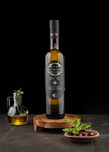 Laconiko Ultra Premium Extra Virgin Olive Oil | New 2025 HARVEST | NYIOOC 2025 GOLD MEDAL | MADE in GREECE | #1 MOST AWARDED GREEK OLIVE OIL BRAND | GMO FREE CERTIFIED | KOSHER (Plain 12.7OZ)