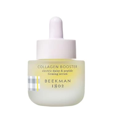 Beekman 1802 Collagen Booster Firming Face Serum – Peptide & Electric Daisy Serum with CoQ10 – Helps Improve Firmness, Elasticity & Fine Lines – Fragrance Free – Sensitive Skin Safe – 0.5 fl oz