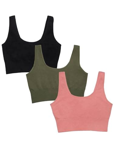 Fruit of The Loom Women's 3-Pack Seamless Full-Coverage Back Smoothing Wireless Bra