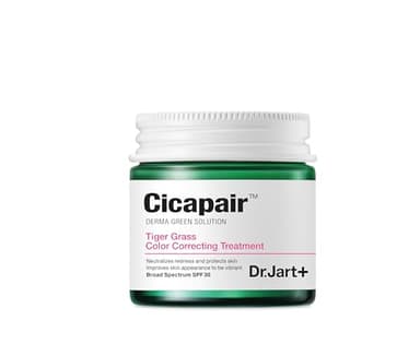 Dr.Jart+ Cicapair Tiger Grass Color Correcting Treatment SPF 30 with Centella Asiatica | cc cream | Korean Skin Care | Travel Size, 0.5 Fl Oz