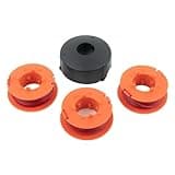 F016800175 Spool Line For BOSCH ART 23 26 30 Combitrim Easytrim ProTap, Trimmer Line Spool Parts,Φ1.6mm 8M(3 Pools + 1 Cover)