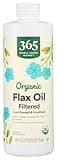 365 by Whole Foods Market, Flax Oil Filtered Organic, 24 Fl Oz