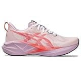 ASICS Women's NOVABLAST 5 Running Shoe, 9.5, White/Coral Reef