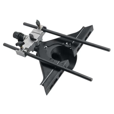 DEWALT Universal Router Edge Guide with Dust Collection, Fine Adjustment, Vacuum Adaptor (DW6913)