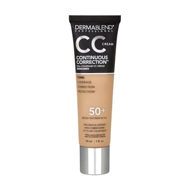 Dermablend Continuous Correction Tone-Evening CC Cream SPF 50+, 40N, 1 fl. oz. (Pack of 1)