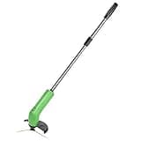 ampusanal Household Small Weed Trimmer, Lawn Mower, Portable Grass Trimmer Handheld, Cordless String Trimmer Edger, Telescopic Grass Trimming Tool, Use for Home Garden Lawn