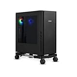 Computer Tower Stand, Adjustable Mobile CPU Stand with Rolling Caster Wheels, Premium PC Tower Stand Holder for Floor Carpet Gaming PC Case(YOSE)
