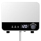 HBOKIT-Tankless water heater electric 110v tankless hot water instant portable hot water heater under sink hot water heaters for RV Kitchen