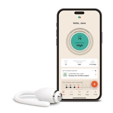 kegg Fertility Tracker + Free Fertility App | Discover Your Most Fertile Days | No Recurring costs | Predicts Fertile Window | Helps Exercise Pelvic Floor Muscles