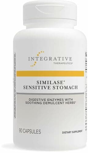 Integrative Therapeutics Similase Sensitive Stomach - Support for Sensitive Stomachs* - Dairy-Free & Vegan - 90 Capsules (45 Servings)
