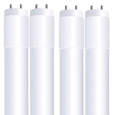 Feit Electric 4ft T8 LED Bulbs, 32/40 Watt Replacement, Type A Tube Light, Plug & Play, T8/T12 LED Fluorescent Light, 3000K Warm White, 50,000-Hr Lifetime, Ballast Compatible, T48/830/LEDG2/4, 4 Pack