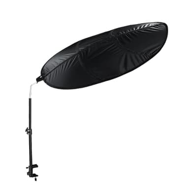 Office Cubicle Shade Cubicle Desk Light Shield to Block Anti-Glare Cover Light Sensitive Professionals Cubicle Light Quick Install Shading Light Shade with Clamp(Leaf)