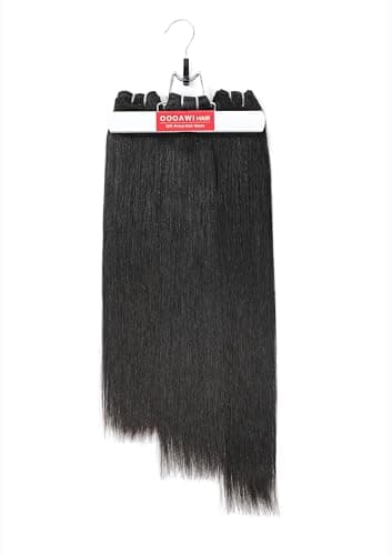 Raw Indian Hair 3 Bundles 15A Straight Bundles Human Hair Triple Lifespan Than Virgin Hair,Keep Silky And Soft After Multiple Washes, Boutique's Quality-Half The Price(16 18 20 Inches)