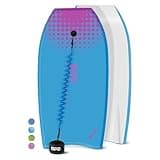 BPS Storm 33" Bodyboard - Includes Premium Coiled Leash (Single Board) (Blue, Purple)