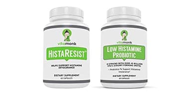 HistaResist™ Histamine Blocker for Histamine Intolerance and Low Histamine Probiotics - Fight Histamine Intolerance and Support Balanced Gut Health
