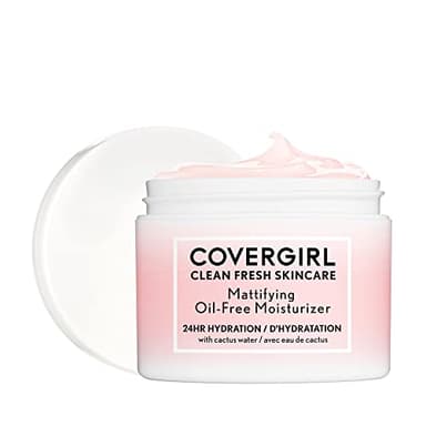 COVERGIRL Clean Fresh Skincare Mattifying Oil-Free Moisturizer, 2.0 Oz