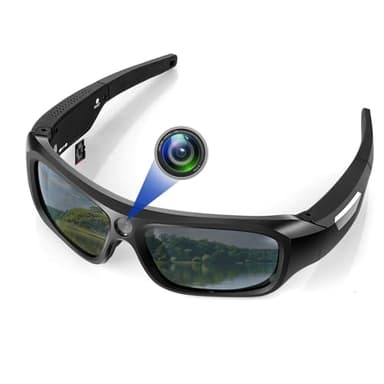 Li&Lu Sport 4K Camera Sunglasses, 2160P FHD Sports & Action Video Cameras for Outdoor Sports (64GB TF Card Included)