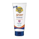 Banana Boat Sport Mineral Sunscreen SPF 50, 5oz | Zinc Oxide Sunscreen Lotion, Sunblock for Sports