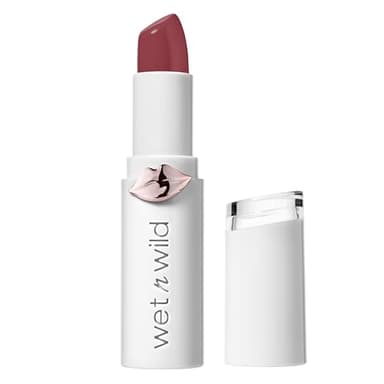 wet n wild Mega Last High-Shine Lipstick Lip Color, Infused with Seed Oils For a Nourishing High-Shine, Buildable & Blendable Creamy Color, Cruelty-Free & Vegan - Rosé And Slay