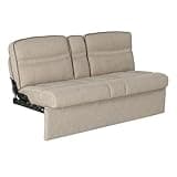Thomas Payne RV Jackknife Sofa - 62" Norlina — Versatile and Comfortable RV Sofa Bed - Durable and Easy-to-Clean PolyHyde Fabrics - High-Density Foam Interior - Fold-Down Center — 2020129836