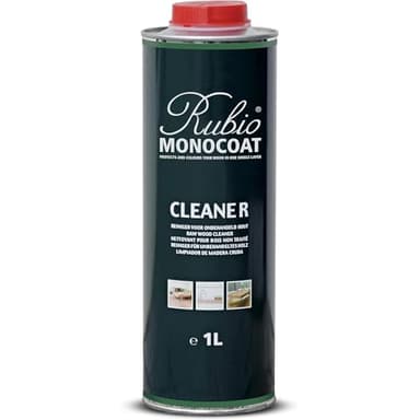 Rubio Monocoat Raw Wood Cleaner, 1,000 ft² | Preparatory Cleaning for Wood Surfaces | Removes Dust After Sanding & Vacuuming | Use Before Finishing with Oil Plus 2C | 1 Liter