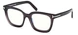 Tom Ford TF5880-B 020 Eyeglasses Women's Transparent Dark Grey Full Rim 51mm
