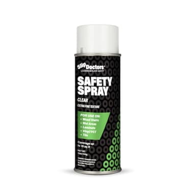 SlipDoctors Safety Spray - Clear Fine-Textured Non-Slip Spray - Barefoot & Dog Paw Friendly Anti-Slip for Wood, Vinyl, Laminate & Tile