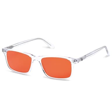 Ra Optics Popp Frame with Sunset Lenses - Science-Based Blue Light Glasses Increase Sleep Quality - Premium Glasses for Men and Women Block Blue Light From Screens