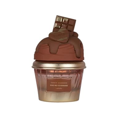 Lattafa Choco Overdose Eau de Parfum, Gourmand Collection, Dark Chocolate Fudge and Caramel Fragrance, 75ml Spray, Sweet and Elegant Give Me Gourmand Collection