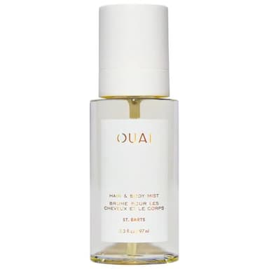OUAI St. Barts Hair and Body Mist - Tropical-Scented Hair Perfume and Body Spray - Notes of Dragonfruit, Orange Blossom, Tuberose & Musk (3.3 Fl Oz)