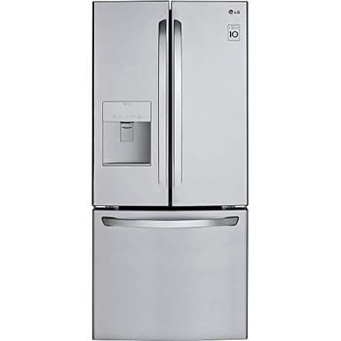 LG LFDS22520S - Refrigerator/Freezer - French Door Bottom Freezer with Water Dispenser - Stainless Steel