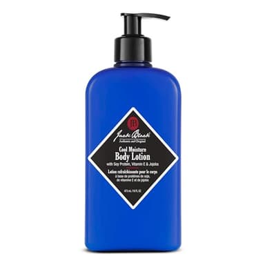 Jack Black Cool Moisture Body Lotion, 16 Fl. Oz. – Soy Protein, Vitamin E & Jojoba – Clean & Fresh Scent, Body Lotion for Dry Skin, Body Moisturizer, Body Cream for Men & Women