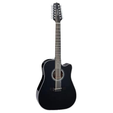 Takamine GD30CE-12 12-string Acoustic-electric Guitar - Black