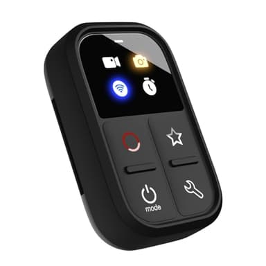 Andoer Wireless Smart Remote Control for GoPro Hero 13/12/11/10/9/8/Max LED Colorful Screen Built-in Battery 50M Control Distance with Wrist Strap USB Charging Cable