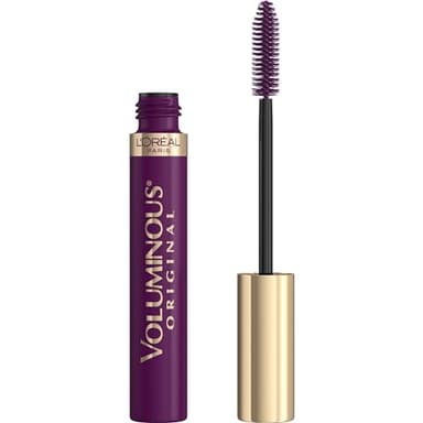 L'Oreal Paris L’Oreal Paris Original Voluminous Mascara, Building Mascara Volume and Length Formula, Washable, Deep Violet, 0.26 Fl Oz., 1 Count