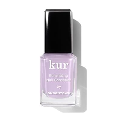 LONDONTOWN Lavendar Illuminating Nail Concealer, Sheer Brightening Nail Polish & Strengthener for Yellowing, Damaged or Discolored Nails, Natural Nail Perfector, 21+ Free, 0.4 Fl Oz