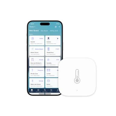 Aqara Zigbee Temperature and Humidity Sensor, Wireless Thermometer Hygrometer for Home Automation, Remote Monitoring, Requires Aqara Hub (not 3rd-Party), Compatible with Apple HomeKit, Alexa, IFTTT