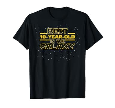 10th Birthday Shirt Gift, Best 10 Year Old in The Galaxy T-Shirt
