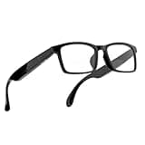 Tulbeys Smart Glasses, Anti-Blue Light Bluetooth Eyewear Built-in Mic. and Speakers, Open Ear Music and Hands-Free Calls, Touch and Voice Assistant Compatibility, 100h Long Battery Standby time