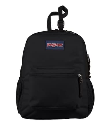 JanSport Central Adaptive Backpack – Wheelchair & Walker Compatible, Tuck-Away Shoulder Straps, Adjustable Backrest Loops & Anchor Straps, Iconic Design, Black