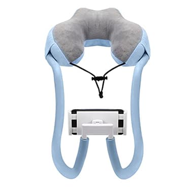 MoKo Neck Phone Holder, Lazy Gooseneck Phone Pillow Holder Bracket, 360° Rotate Phone Tablet Stand for 4"-11" Device, fits iPhone 17/17 Air/17 Pro/17 Pro Max, iPhone 16/Pro/Pro Max/Plus, iPhone 15/Pro