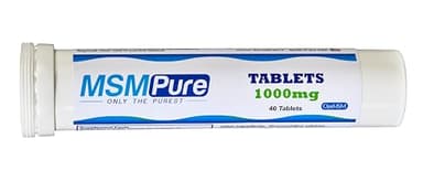 KALA HEALTH MSMPure MSM Tablets – 1,000 mg US-Made MSM per Tablet for Joint Health, Skin Appearance, Hair & Nail Support – Coated for Easy Swallowing, Tasteless – 40 Count Travel Size