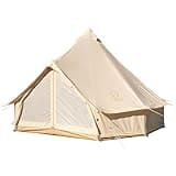 S'more Bello300 4 Season Glamping Tent, Windproof Camping Tent, Hot Tent with Stove Jack, Ideal for Family Glamping, Hiking