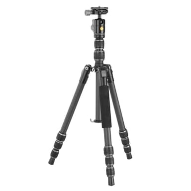 Vanguard VEO 3GO 204CB G2 Lightweight Carbon Fiber Travel Tripod with Ball Head, Smart Phone Holder, Bluetooth Remote, and Tripod Bag